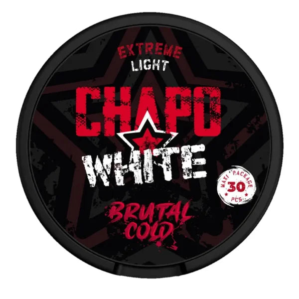 Chapo White Brutal Cold Light 6mg - MAXI (30pcs)